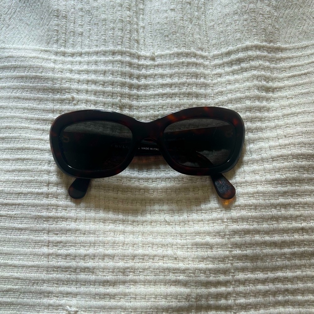 Bvlgari Tortoise Shell Sunglasses